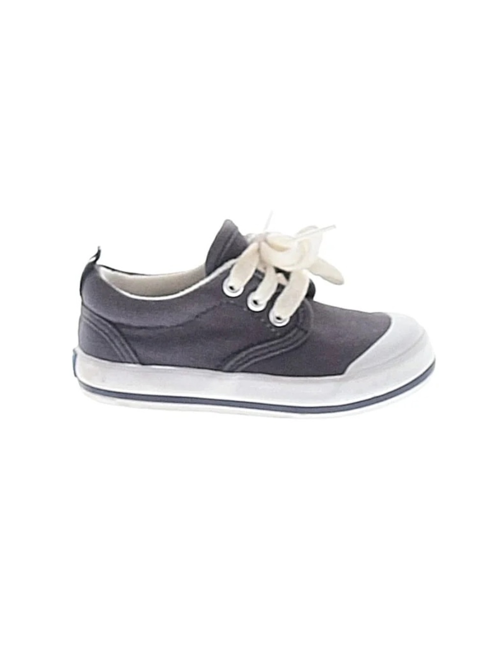 Keds Kids Low-Top Canvas Sneaker in Black and White